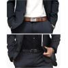 image:imageCHAOREN Mens Belt Leather Ratchet Belt 2 Pack  Customizable Fit Effortless Style 35mmBlack  Carbon FiberTan