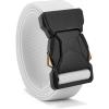 image:imageCHAOREN Tactical Belt Men  15 Stretch Belt for Work  Quick Release for Military Casual Jeans EDC HikingWhite