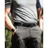 image:imageCHAOREN Nylon Ratchet Belts for Men  Adjustable Casual Work Belt with Slide Buckle  Trim to FitBlack 38mm