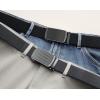 image:imageCHAOREN Nylon Ratchet Belts for Men  Adjustable Casual Work Belt with Slide Buckle  Trim to FitGrey 35mm