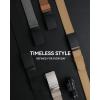 image:imageCHAOREN Nylon Ratchet Belts for Men  Adjustable Casual Work Belt with Slide Buckle  Trim to FitKhaki 38mm