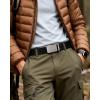 image:imageCHAOREN Nylon Ratchet Belts for Men  Adjustable Casual Work Belt with Slide Buckle  Trim to FitMetalBlack 38mm