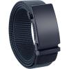 image:imageCHAOREN Nylon Ratchet Belts for Men  Adjustable Casual Work Belt with Slide Buckle  Trim to FitNavy 35mm