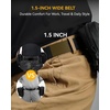 image:imageCHAOREN 15 Nylon Ratchet Belts for Men  Adjustable Casual Work Belt with Slide Buckle  Trim to FitFrosted Matte  Navy