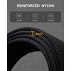 image:imageCHAOREN 15 Nylon Ratchet Belts for Men  Adjustable Casual Work Belt with Slide Buckle  Trim to FitFrosted Matte  Navy