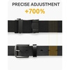 image:imageCHAOREN Nylon Ratchet Belts for Men  Casual Golf Web Belt Men 1 38  Automatic Adjustable Buckle Fit JeansClassic Gun 35mm