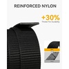 image:imageCHAOREN Nylon Ratchet Belts for Men  Casual Golf Web Belt Men 1 38  Automatic Adjustable Buckle Fit JeansClassic Gun 35mm