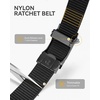 image:imageCHAOREN Nylon Ratchet Belts for Men  Casual Golf Web Belt Men 1 38  Automatic Adjustable Buckle Fit JeansKhaki 35mm
