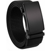 image:imageCHAOREN 15 Nylon Ratchet Belts for Men  Adjustable Casual Work Belt with Slide Buckle  Trim to FitEssential MatteBlack 35mm