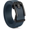 image:imageCHAOREN Ratchet Tactical Belt Men  15 Adjustable Nylon Web Belt  Quick Release for Work EDC Outdoor UseFrosted Matte  Navy