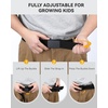 image:imageCHAOREN Boys Belt For Kids  1 14 Adjustable Youth Web Belt  Kids Belts for Golf and BaseballAll Black