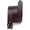 image:imageCHAOREN Western Belts for Men without Buckle  Cowboy Belt 15 Full Grain Leather Belt for Jeans  One Solid Piece LeatherBrown