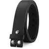 image:imageCHAOREN Western Belts for Men without Buckle  Cowboy Belt 15 Full Grain Leather Belt for Jeans  One Solid Piece LeatherFull Grain Black