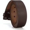 image:imageCHAOREN Western Belts for Men without Buckle  Cowboy Belt 15 Full Grain Leather Belt for Jeans  One Solid Piece LeatherFull Grain Coffee